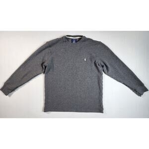 Polo Ralph Lauren Sleepwear Long Sleeve Shirt Mens Size XL Gray
